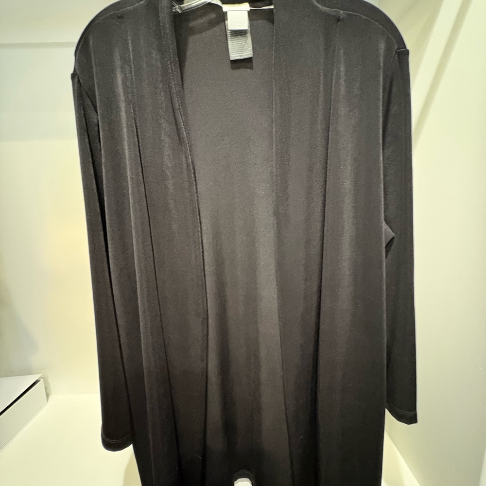 Chico's Travelers Open Front Cardigan, Size 2